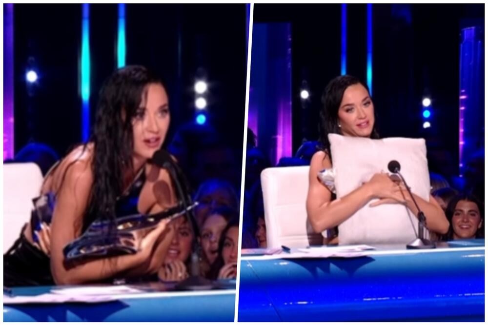 Драма за време на пренос во живо: Пејачката за малку ќе останеше гола, ѝ падна горниот дел, па мораше цела емисија да ги држи градите (ВИДЕО)
