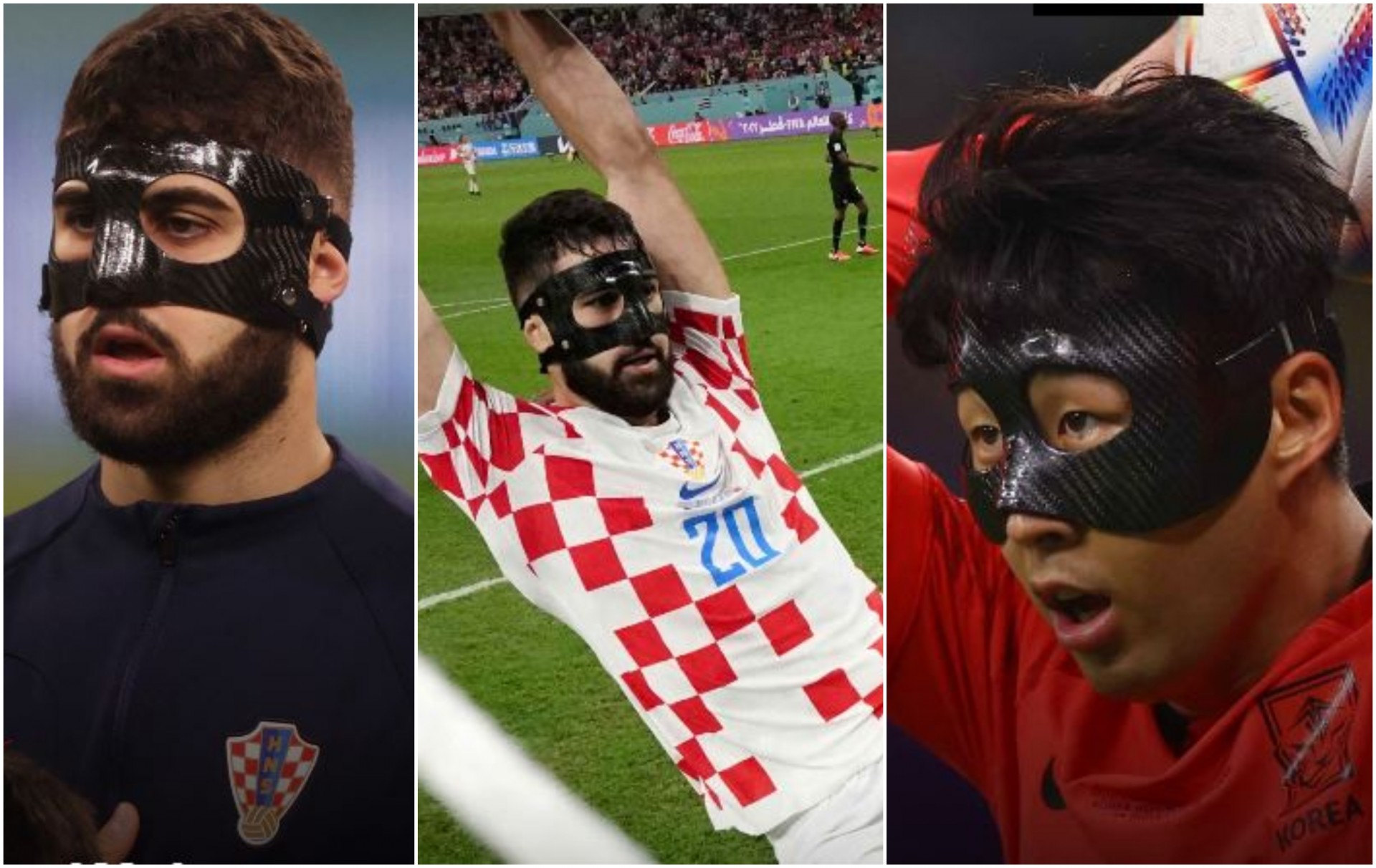 Зошто фудбалерите на Светското првенство носат чудни црни маски на теренот?