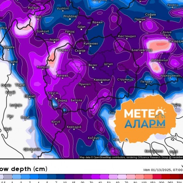ВО СКОПЈЕ СНЕГ ДО 15 САНТИМЕТРИ: Попоски најавува голем снежен бран веќе од викендов