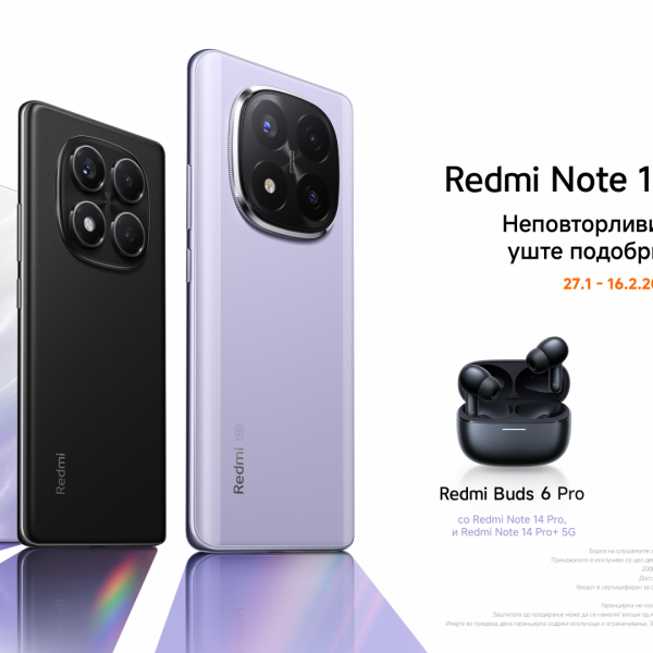 СЕРИЈА REDMI NOTE 14 – СО ОДЛИЧНИТЕ ТЕЛЕФОНИ ДОАЃААТ И ОДЛИЧНИ ПОДАРОЦИ