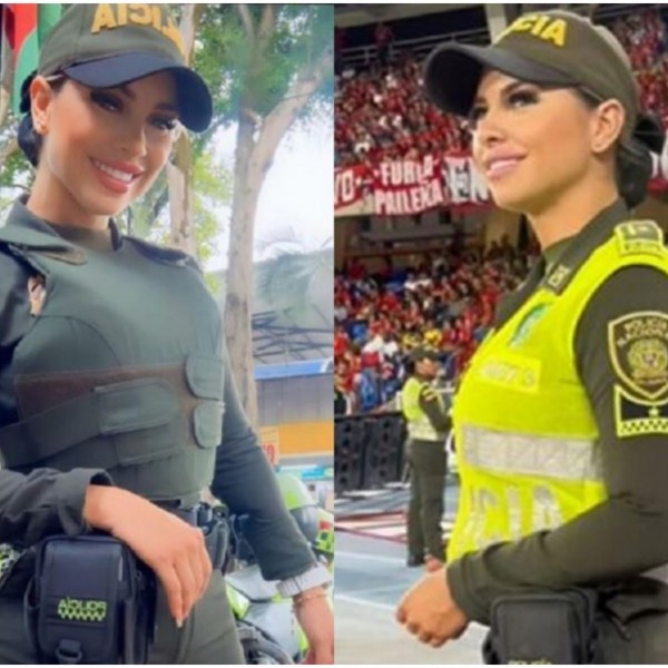 Никој не гледа фудбал кога оваа убавица ќе се појави на стадион: Најжешката полицајка се соблече