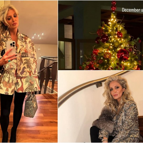 Луксуз во декемвриски дух: Како изгледа елката кај најелегантната дама кај нас